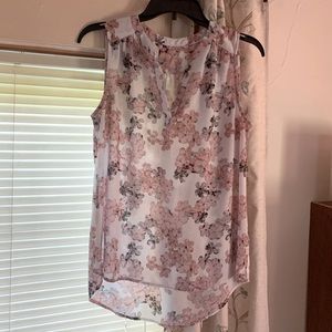 Floral sheer professional blouse Medium